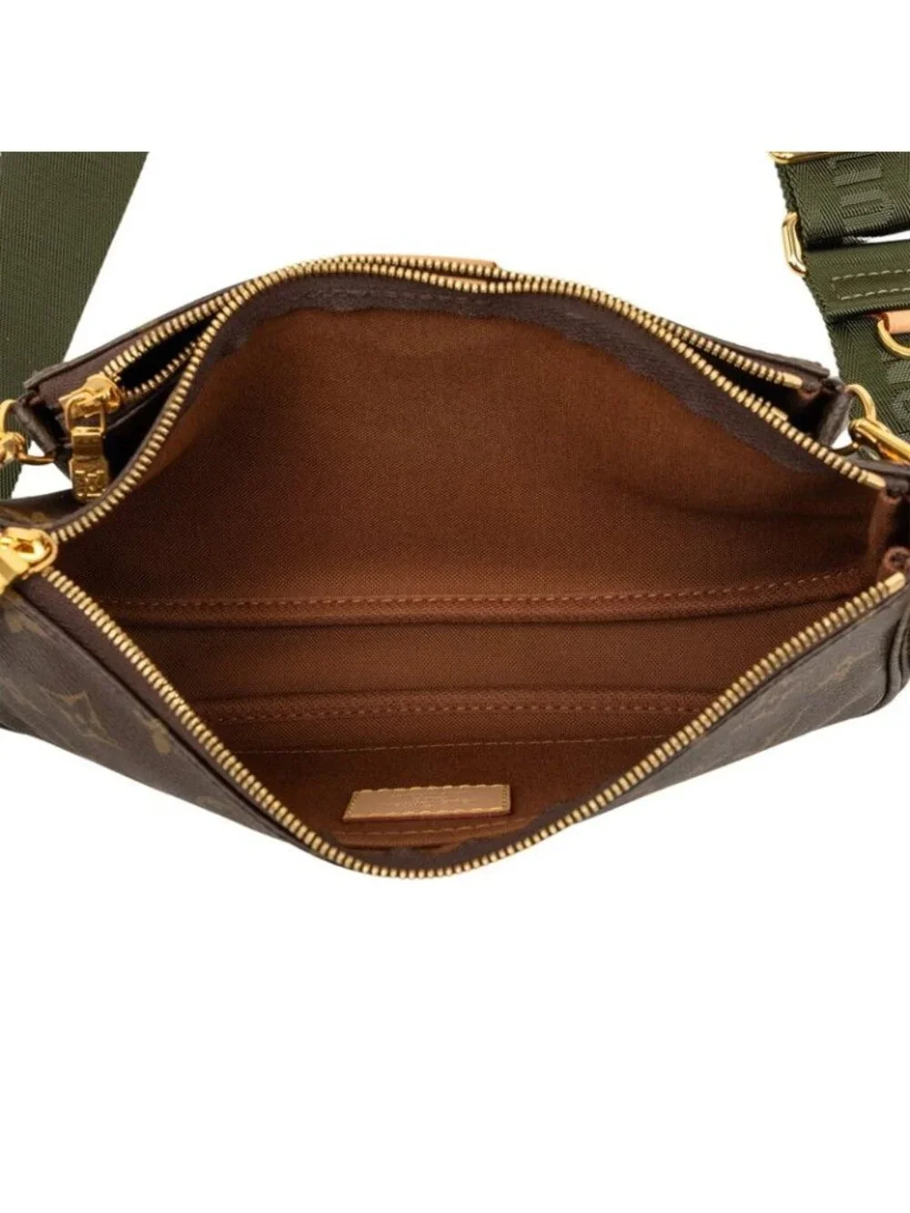 Louis Vuitton Roi Viton Monogram Multy Pochette Soir Shoulder Bag 2-Way Brown